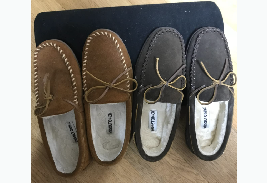 Minnetonka Shearling Slippers, best men's slippers